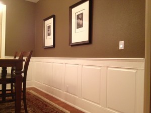 Raised Panelled Wainscoting