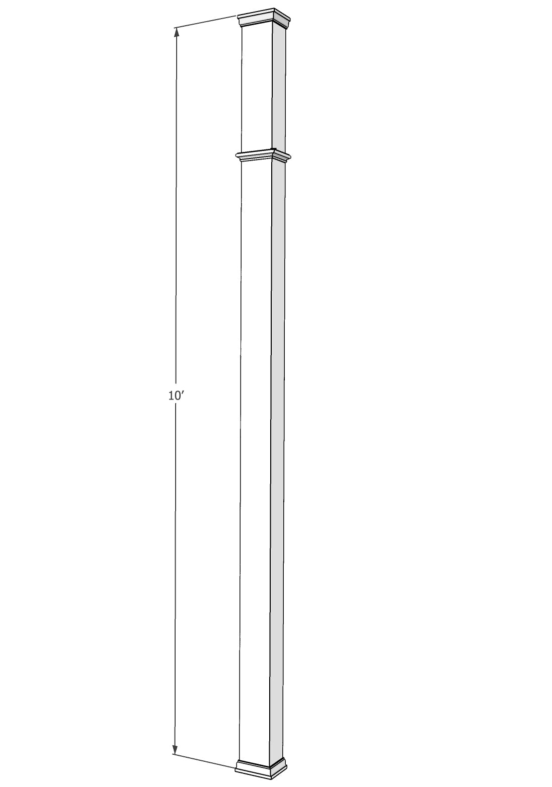 Porch Post Covers | Post Wraps | PVC Column Covers – Elite Trimworks ...