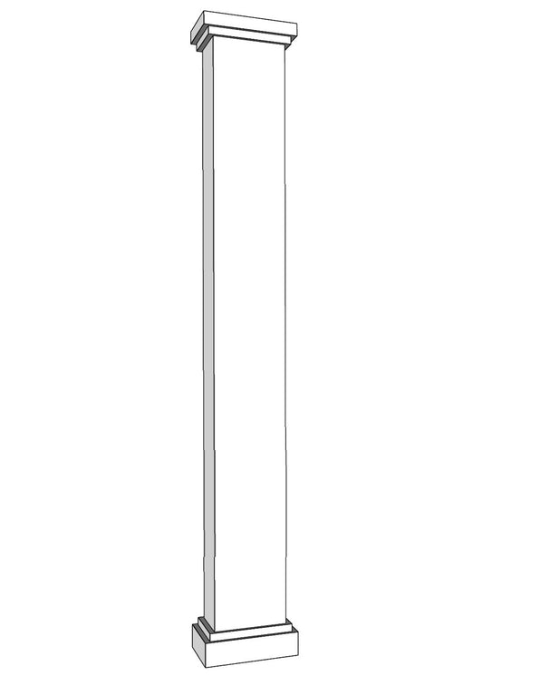 Column Covers Two Part PVC Column Wraps - Column Covers - Post Covers – Elite Trimworks ...