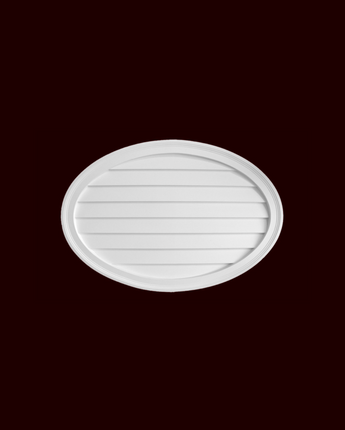 36" Functional Horizontal Oval Louver