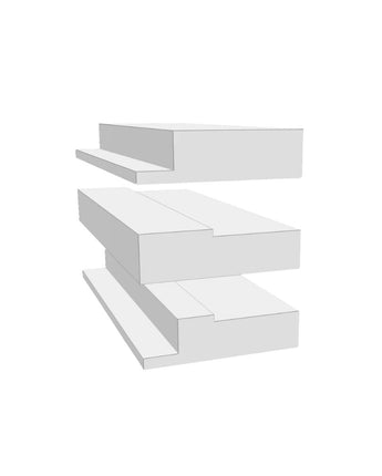 5/4 x 4 Notched Trimboard