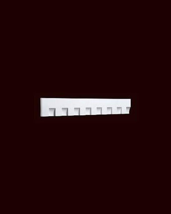 6 " Polyurethane Dentil Fascia Exterior Molding 12ft