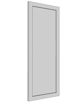 Contractor FLAT Paneled Shutters -  PVC  (Pair)- Single Panel