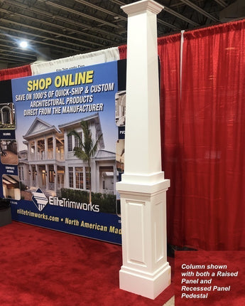 Column Covers Two Part PVC Column Wraps - Column Covers - Post Covers – Elite Trimworks ...