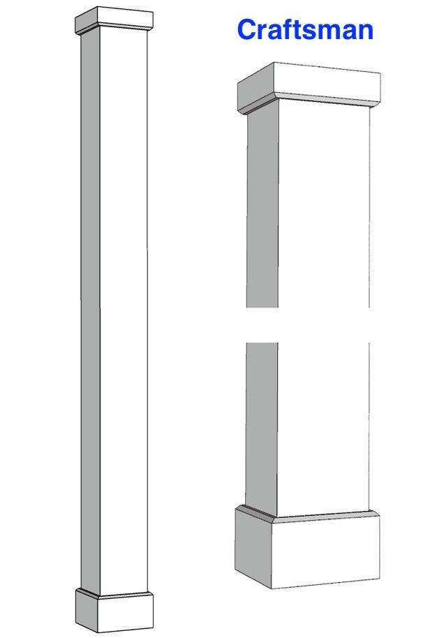 Square, MDF Column 8