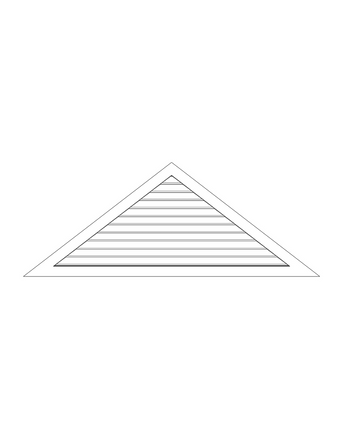 Decorative Triangular Louver