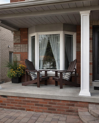 Elite Tuscan Square, Non-Tapered, Base & Capital Set