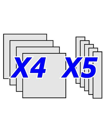 Flat Wainscot Panel & Stile Pack