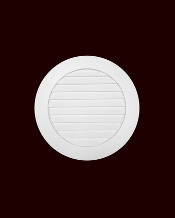 Full Round Craftsman PVC Louver