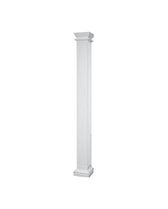 10" x 10ft Square Fluted PermaCast Column