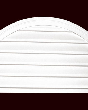 Open Half Round Louver