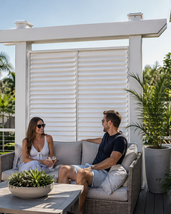Framed PVC Louvered Panels