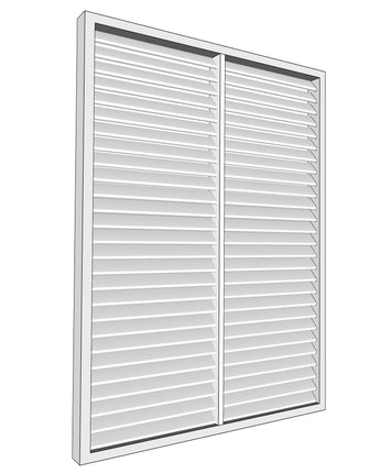 Framed PVC Louvered Panels