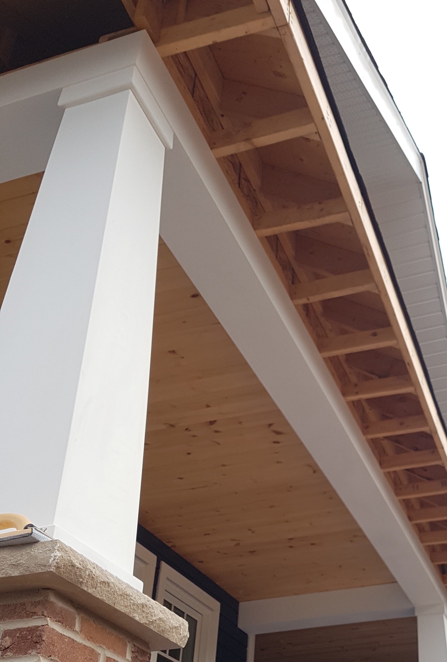 Pvc Wrapped Beam 6/10 Tapered PVC Column Wrap – Elite Trimworks Corporation