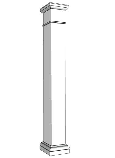 Square, MDF Column 8