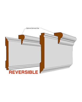 Upper RAIL for Wainscoting