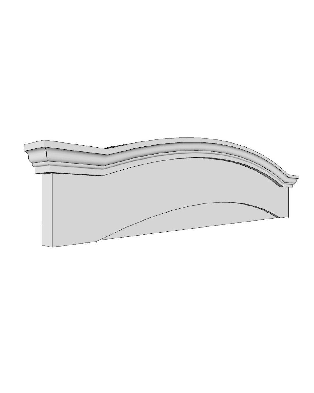 Arched PVC Window / Door Header – Elite Trimworks Corporation