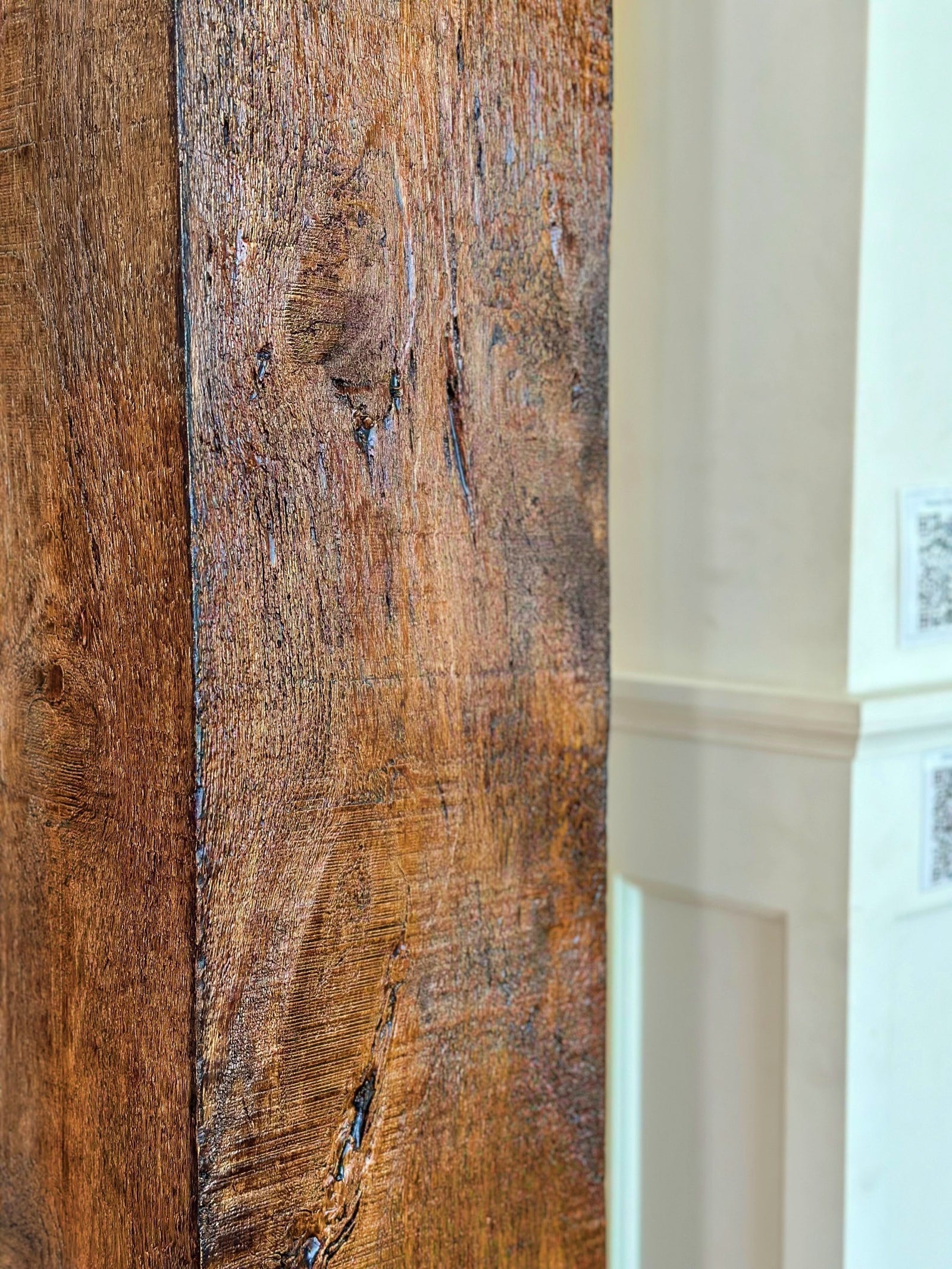 Faux Barn Wood Column Wrap 10