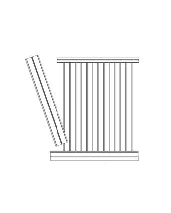 Vinyl Beadboard Wainscot Kit 36" High