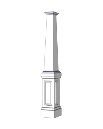 Column Covers Two Part PVC Column Wraps - Column Covers - Post Covers – Elite Trimworks ...