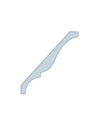 PVC Crown Moulding 4"