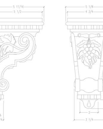 Wall Bracket 10"