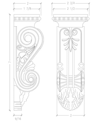 Wall Bracket 7"