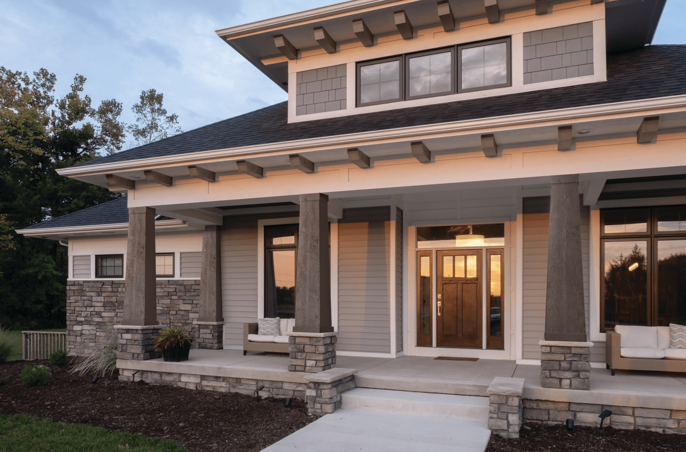 Wood Grained Fypon Tapered Column Wrap – Elite Trimworks Corporation
