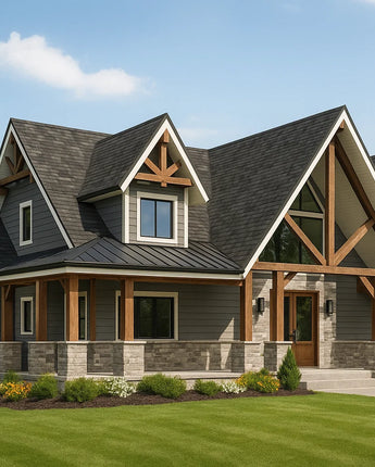 Faux Barn Wood Column Wrap 12"