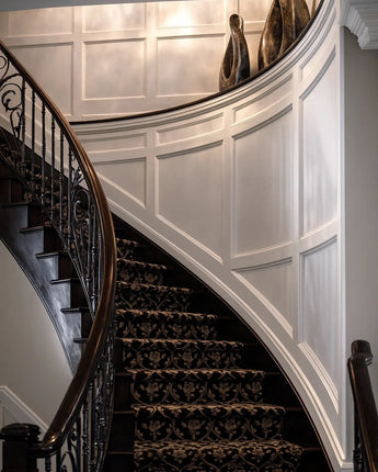 Recessed Wall Panelled, Curved Stair Kit