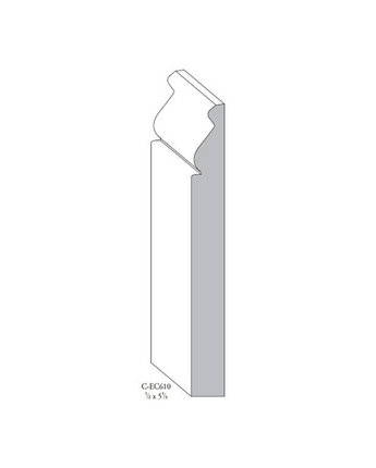 Flexible 5-1/4" Baseboard - C-EC610