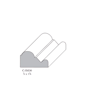 Flexible 1-3/8" Panel Mould - Alexandria CR688