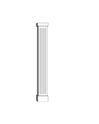 10" Fluted Column Wrap