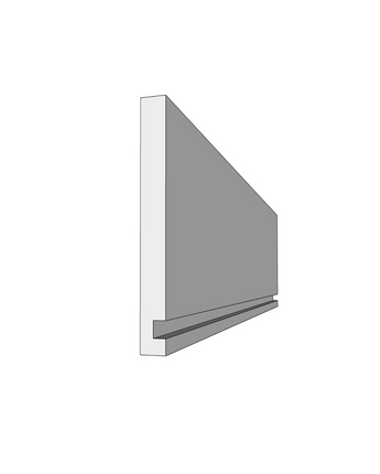 8" Notched Fascia Board