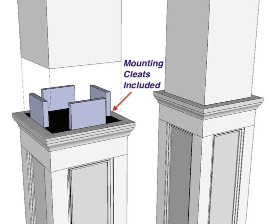 Ekena Millwork RUNP08X0625X48HNR 8"H X 5/8"P X 48"L Henrietta Architectural Grade PVC Running Trim