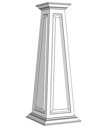 Column Covers Two Part PVC Column Wraps - Column Covers - Post Covers – Elite Trimworks ...
