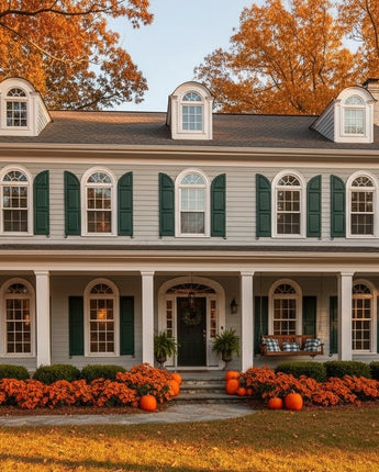 Arched Premier Raised Paneled Shutters - PVC (Pair)- Two Equal Panels