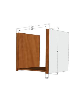 Recessed Wood Ceiling Beam - 8"