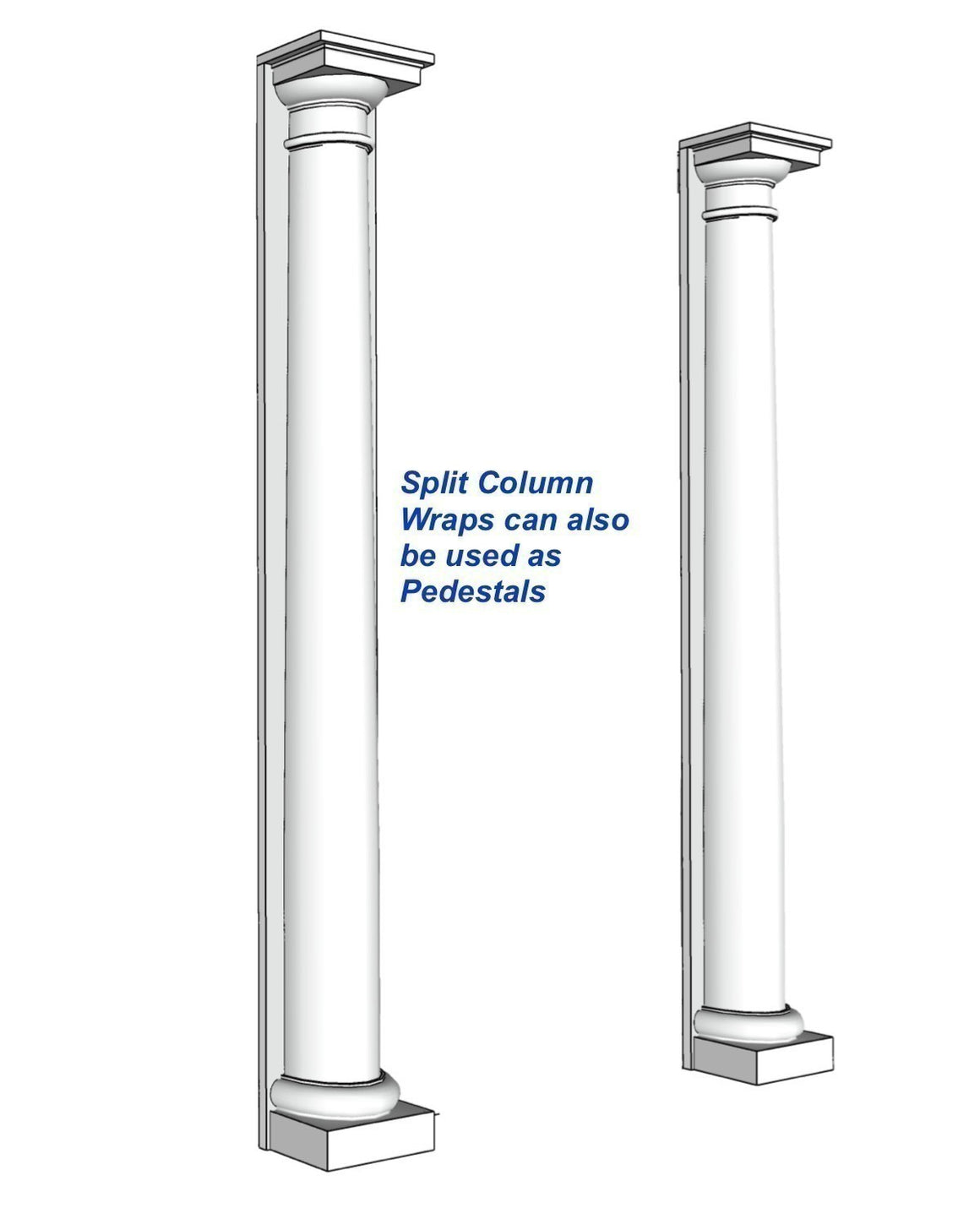 8" Round Column Wrap – Elite Trimworks Corporation
