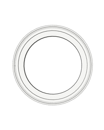 Round Window Surround, with Brick Mold