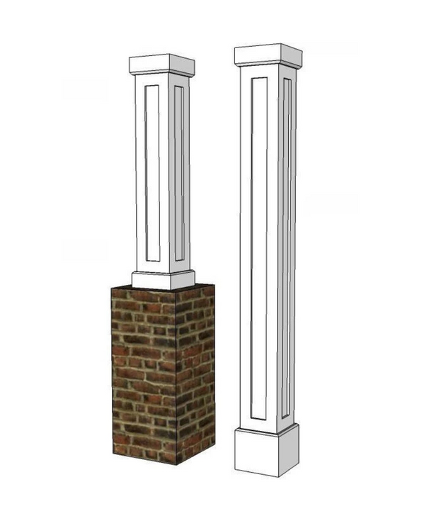 PVC Column Wraps - Column Covers - Post Covers – Elite Trimworks ...
