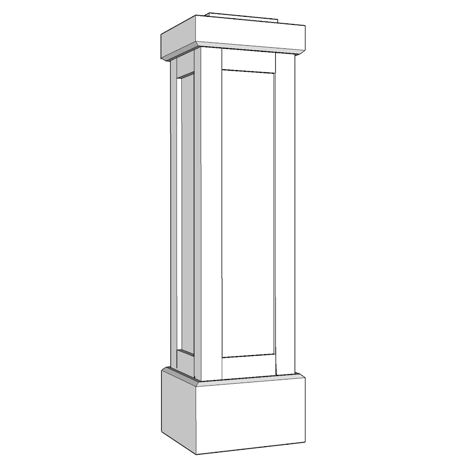 PVC Shaker Newel Post – Elite Trimworks Corporation