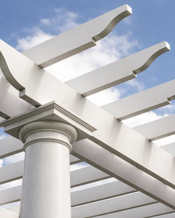 10" PVC Pergola Rafter - Spartan Tail Cut