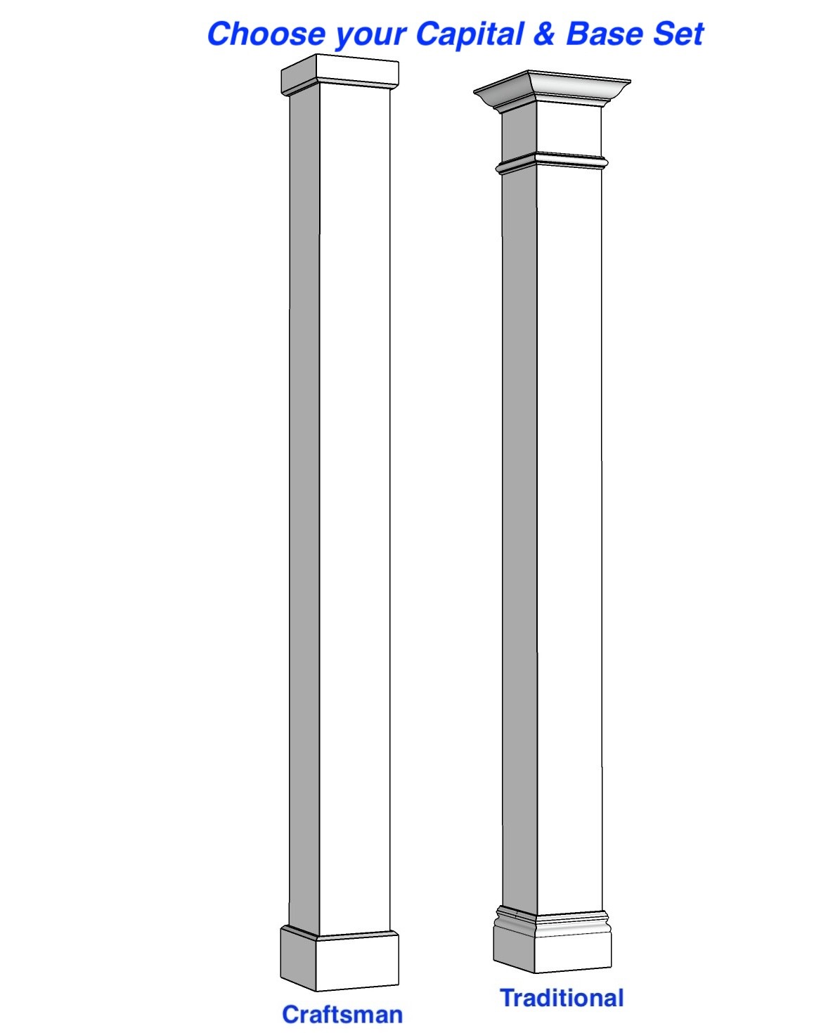 Square, MDF Column 8