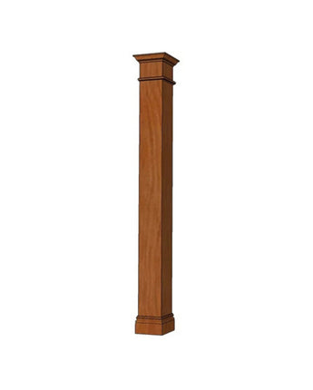 Square Hardwood Column