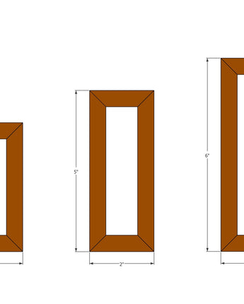 MDF Wall Divider Slat - 2x5