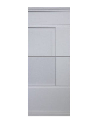X-Paneled Wainscoting Sample